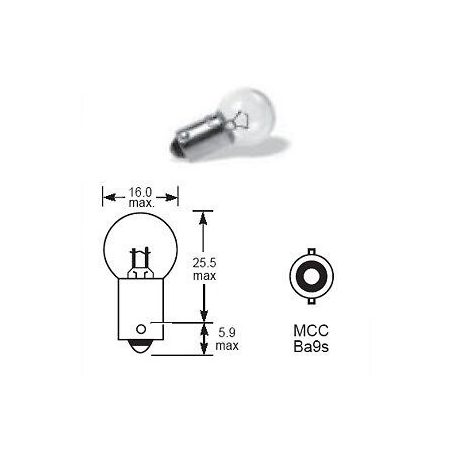Bosma 24 V 6 W BA9s 15 mm | HL Autoosad
