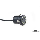 Parkimiskaamera HD-308-LED Night Vision, 18 mm | HL Autoosad