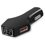 AutoMax USB-laadija voltmeetriga, 2 x 2,1 A | HL Autoosad