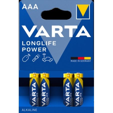 Varta Longlife power AAA LR03, 4 tk-1blister | HL Autoosad