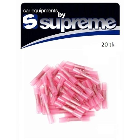 Supreme termokahanev jätk 0,5–1,5 mm punane, 20 tk | HL Autoosad