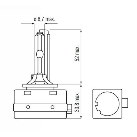 Bosma D3S 4300K 42 V 35W PK32d-5 | HL Autoosad