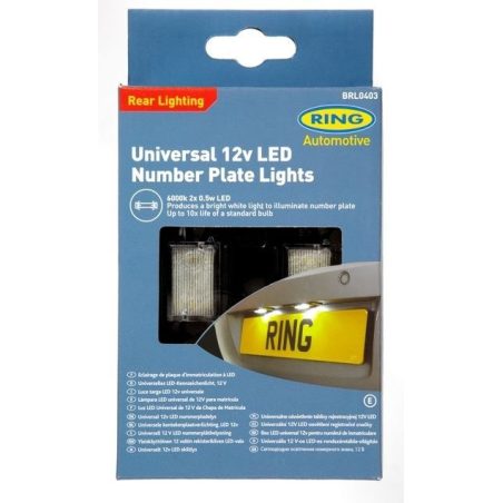 Ring numbrituli 12 V LED, 2 tk | HL Autoosad