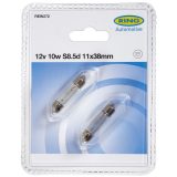 Ring 12 V 10W-11 x 38 mm, 2 tk blister | HL Autoosad