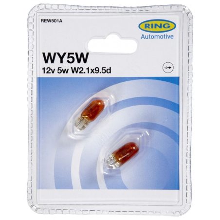 Ring 12 V 5W T10 WY5W amber, 2 tk blister | HL Autoosad