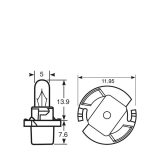 Ring 14 V 0,9 W t 101/27 W Grey | HL Autoosad