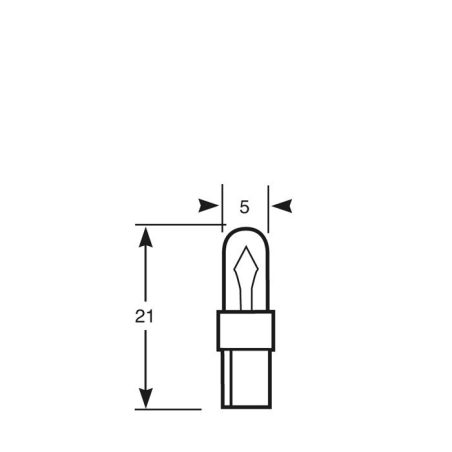 Ring 12 V 0,5 W kw 2 x 4,6d matt | HL Autoosad