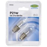 Ring 12 V 21 W BA15s P21W, 2 tk blister | HL Autoosad