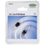 Ring 12 V 1,2 W B8,5d PCB, 2 tk blister | HL Autoosad