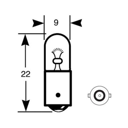 Bosma 6 V 2 W BA9s | HL Autoosad