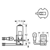 Bosma 12 V 35W H3 PK22s | HL Autoosad