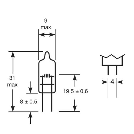 Bosma 12 V 20 W BI-PIN G4 9 x 31 | HL Autoosad