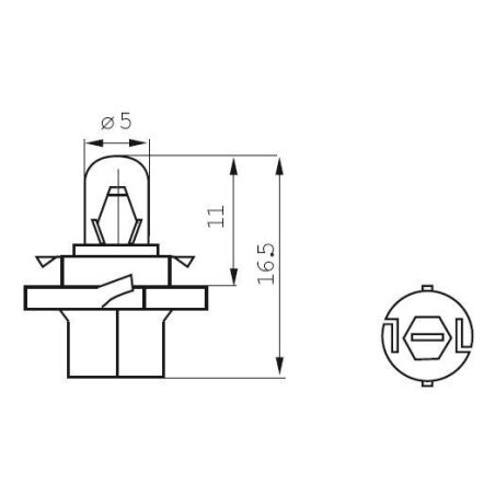 Ring 14 V 1,12 W BX8,4d | HL Autoosad