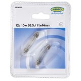 Ring 12 V 10W-11 x 44 mm, 2 tk blister | HL Autoosad