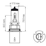 Ring 12 V 65/55 W 9007 HB5 | HL Autoosad