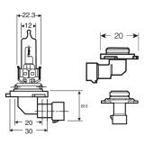Ring 12 V 60 W P20d HB3 | HL Autoosad