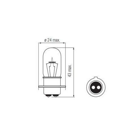 Bosma 12 V 15/15W PX15d T19 | HL Autoosad