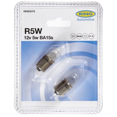 Ring 12 V 5W BA15s R5W, 2 tk blister | HL Autoosad