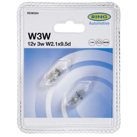 Ring 12 V 3 W W3W T10, 2 tk blister | HL Autoosad