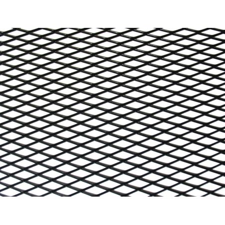 AutoMax alumiiniumvõrk must 100 x 25 cm, suur ava | HL Autoosad