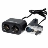 AutoMax sigaretisüütaja hargmik 2-ne + USB | HL Autoosad