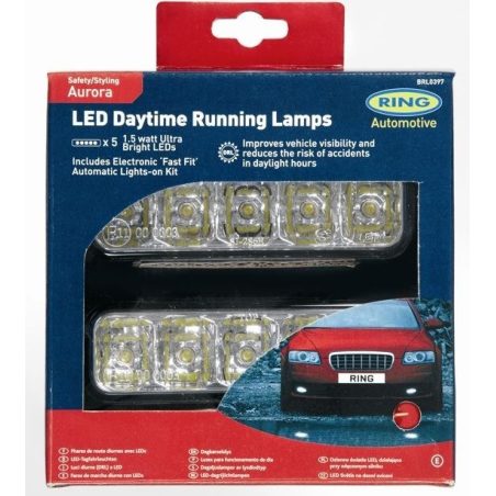 Päevasõidutuled Aurora 1,5W x 5LED RING BRL0397