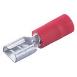 Juhtmeotsik lapik punane 4,8 x 0,5 mm, 100 tk | HL Autoosad