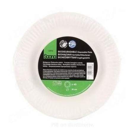 Tammer Brands ühekordne biotaldrik 18 cm, 45 tk | HL Autoosad