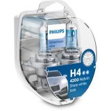 Philips esitule pirn 12 V H4 WhiteVision Ultra, 2 tk + | HL Autoosad