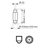 Philips pulkpirn 12 V 5 W SV8,5 T10,5 x 43 | HL Autoosad
