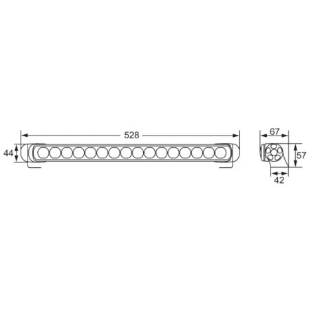 Hella lisakaugtuli ref 17,5+17,5 LED LightBar 470 | HL Autoosad