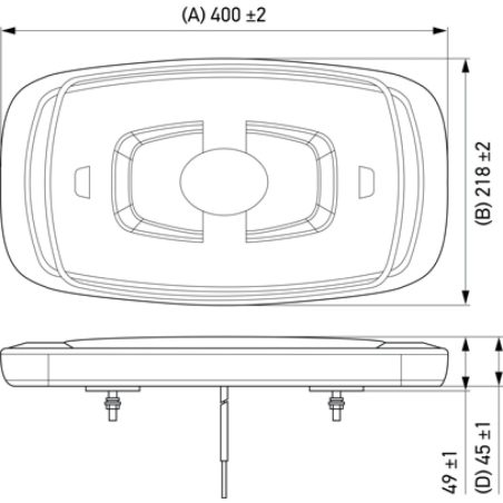 Hella vilkuripaneel LED mini lightbar m 10–30 V, R65 | HL Autoosad
