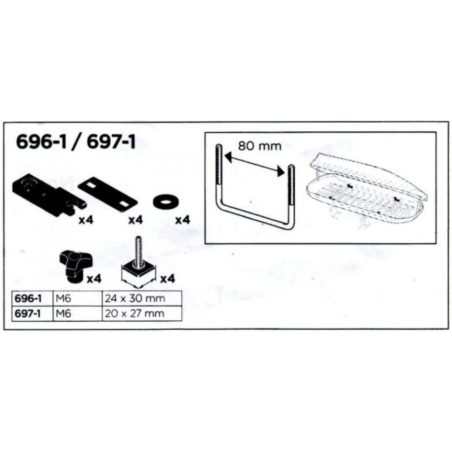 Thule katuseboksi tarvik T-soone adapter 20 mm | HL Autoosad