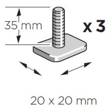 Thule rattahoidja tarvik T-soone adapter 24 x 30 OE | HL Autoosad