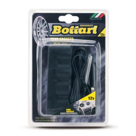 Bottari pistik, pesa sigaretisüütaja jagaja 12/24 V, 4 | HL Autoosad