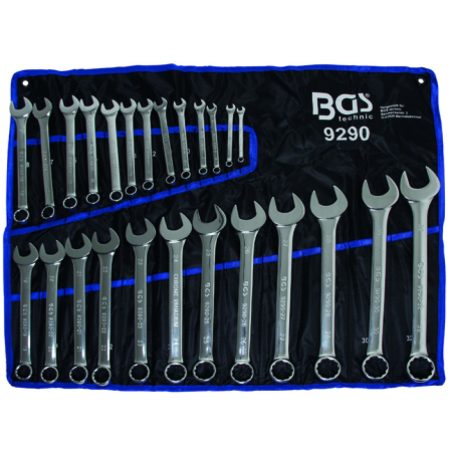 BGS lehtsilmusvõtmete komplekt 6–32 mm, 25 osa, rullis | HL Autoosad