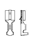 GHW juhtmeliidis lapikpistikupesa 6,3 x 0,8, 0,5–1 mm | HL Autoosad