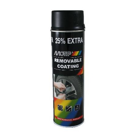 Sprayplast eemaldatav mattmust värvikile 500 ml | HL Autoosad