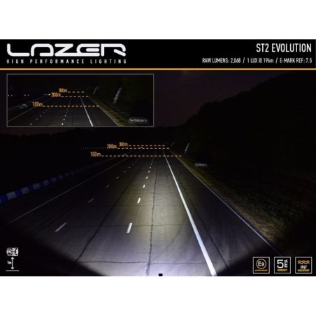 Lisakaugtuli Lazer ST2 Evolution 2068 lm ref 7,5 | HL Autoosad