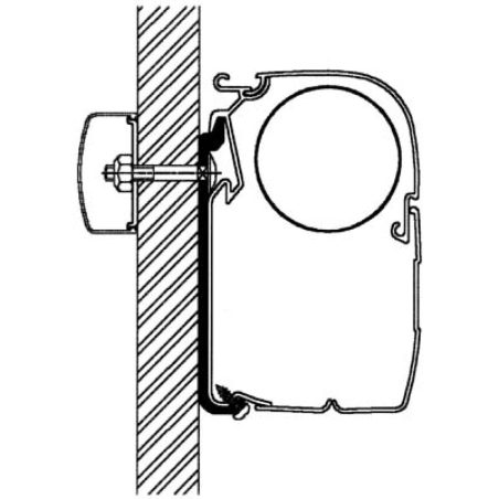 Thule markiisi tarvikud ja varuosad Flat Adapter 5,00 | HL Autoosad