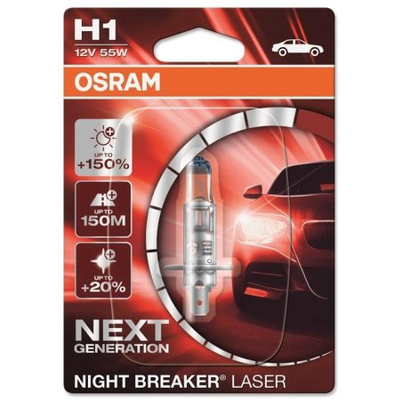 Osram esitule pirn 12 V H1 Night Breaker Laser, 1 tk | HL Autoosad