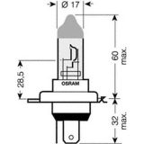 Osram esitule pirn 12 V H4 Ultra Life DUO, 2 tk | HL Autoosad