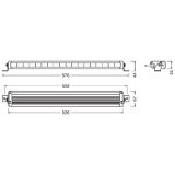 Osram kaugtuli, LED ledriving®Lightbar VX500-SP, 63 W | HL Autoosad
