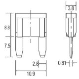 Pudenz lapikkaitse (mini) 5 A 32 V, 50 tk | HL Autoosad