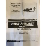 ECCO vilkur 9 LED peitvalgusti punane Hide-A-Blast | HL Autoosad
