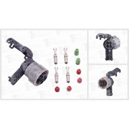Merit-Te pistik 4-pin komplekt MAN / Iveco / Volvo | HL Autoosad