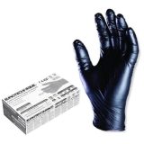 Hasmar ühekordsed nitriilkindad, mustad, M (8), 100 tk | HL Autoosad