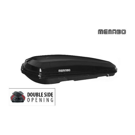 Menabo Diamond 500 L Duo katuseboks, must | HL Autoosad
