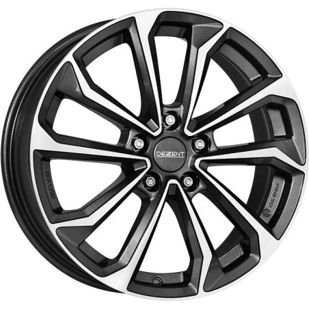 Dezent 7.5x19 5/114.3 ET54 Gunmetal/polished