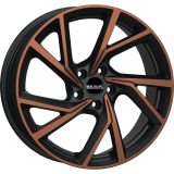 MAK 8x18 5/112 ET43 Black & Bronze